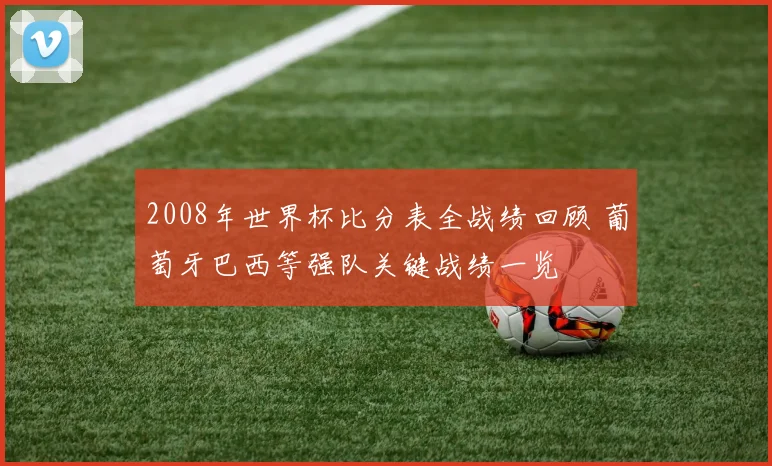 2008年世界杯比分表全战绩回顾 葡萄牙巴西等强队关键战绩一览